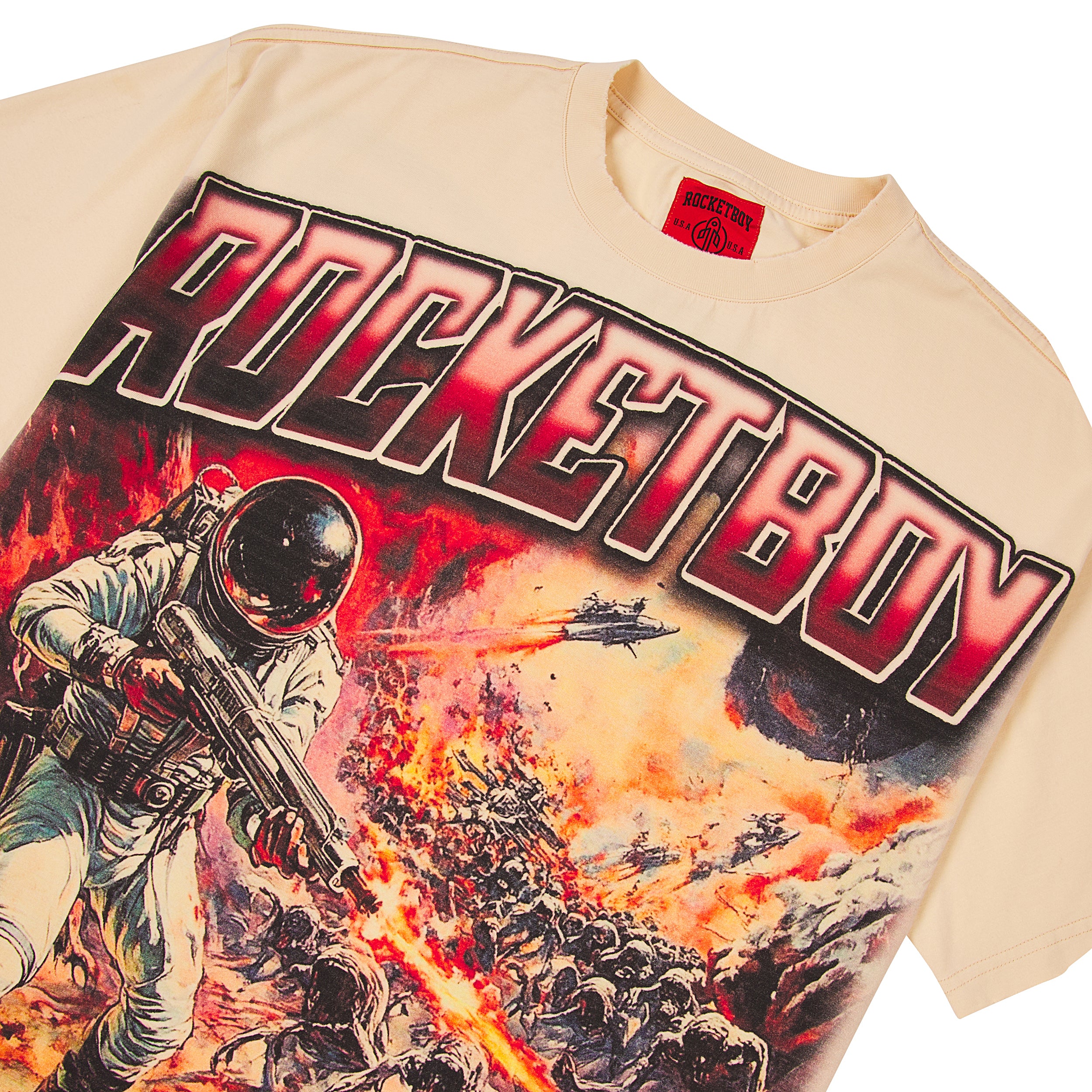 1 Man Army Tee (Cream)