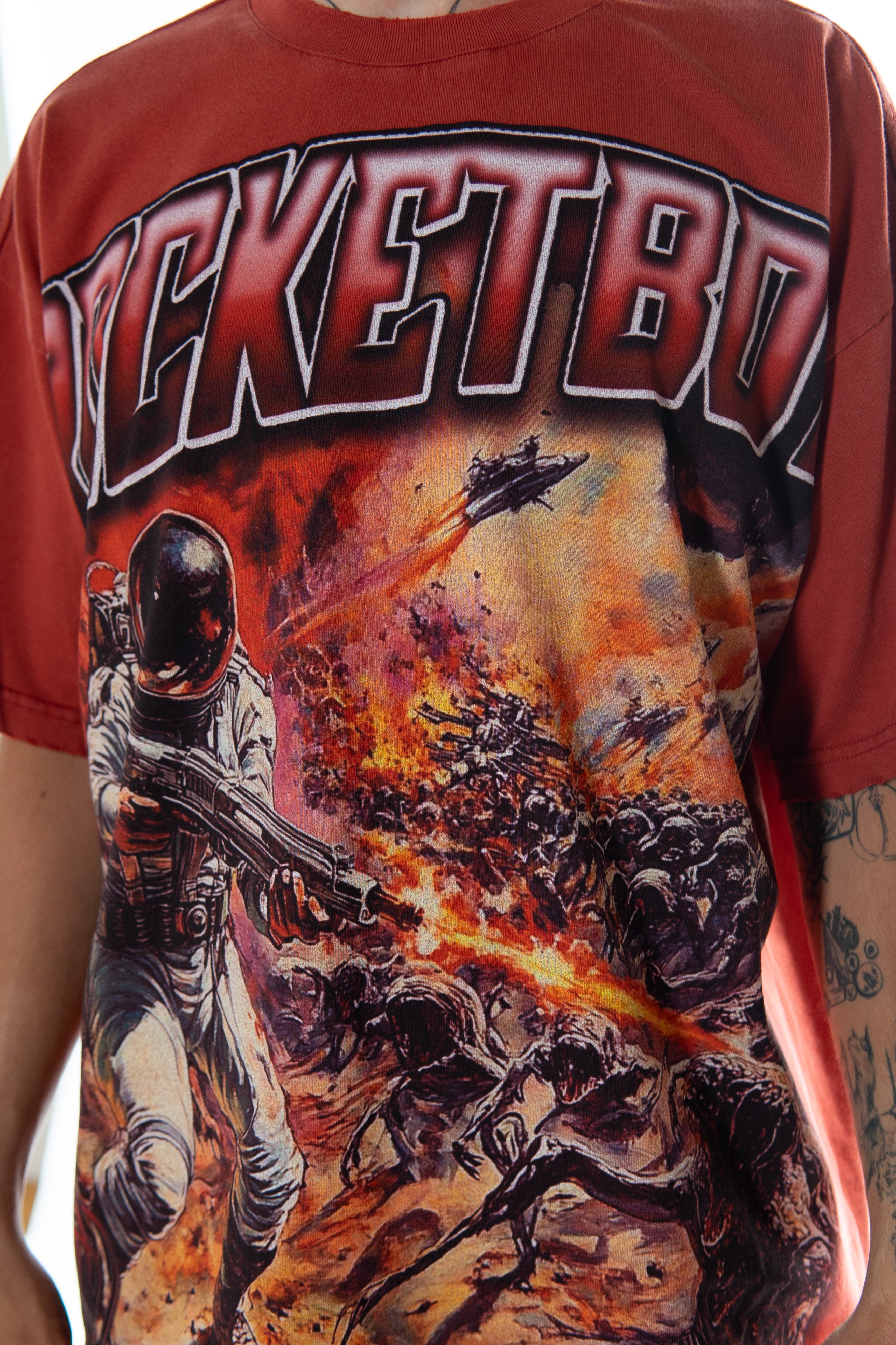 1 Man Army Tee (Burgundy)