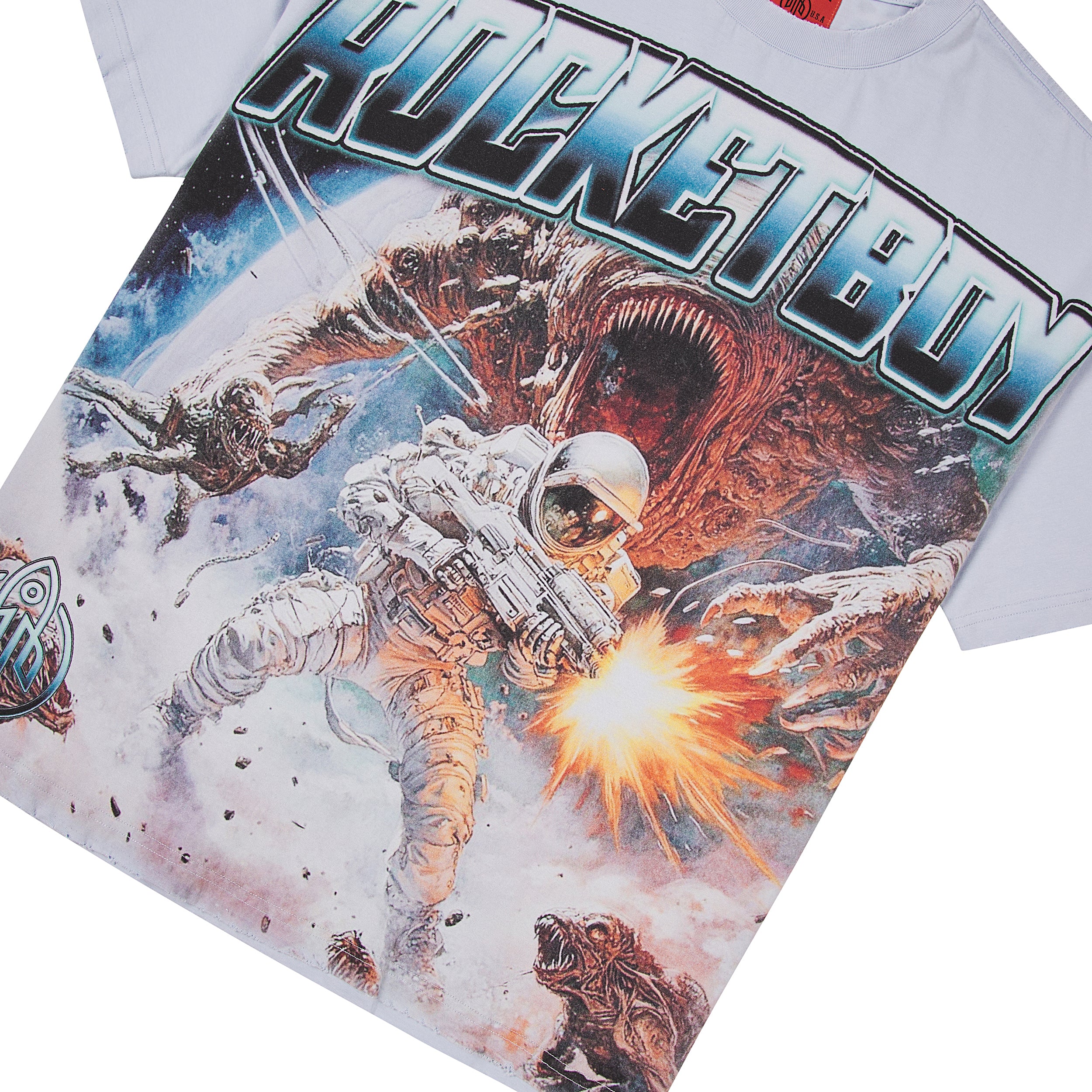 Watch Your Back Tee (Ice Blue)