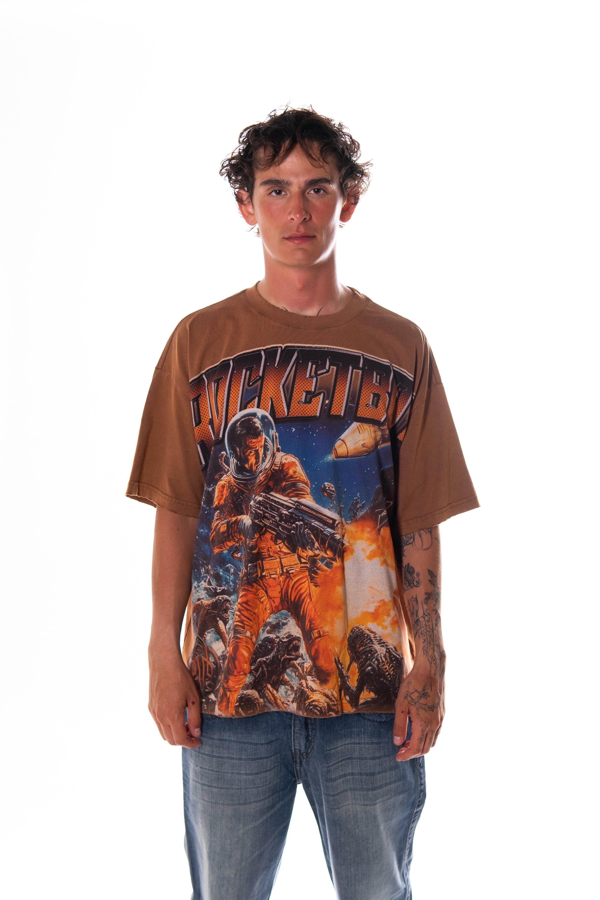 Mega Blast Tee (Brown