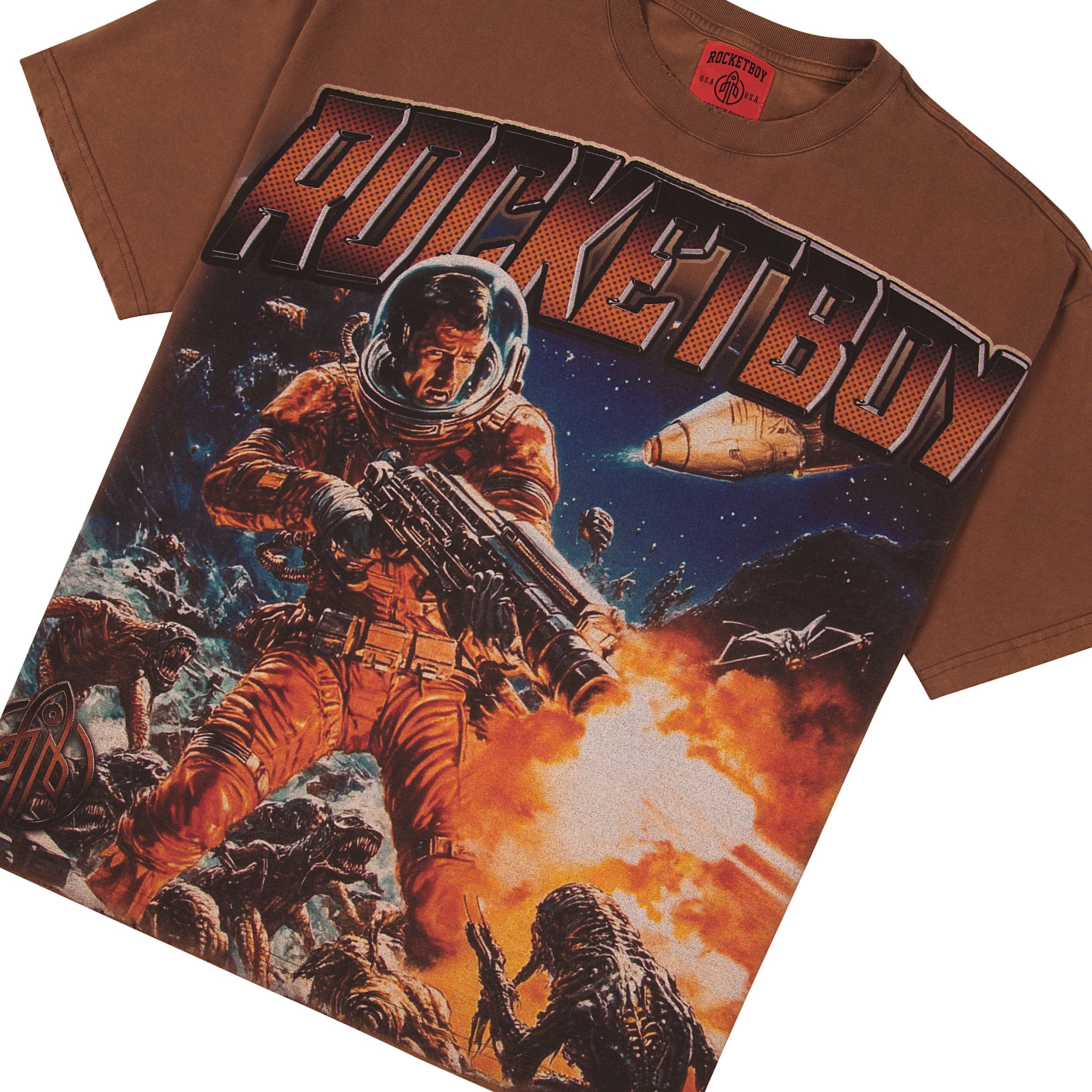 Mega Blast Tee (Brown